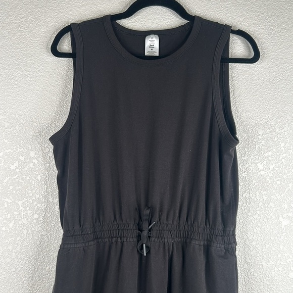Member's Mark Black Front Tie Short Sleeveless Tank Top Dress Size Medium - Picture 2 of 6